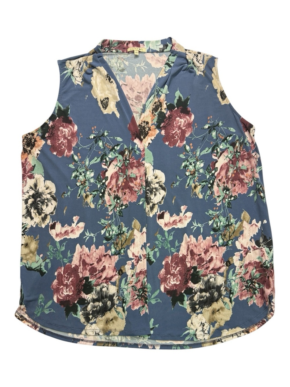 Beacon Floral Sleeveless Blouse | Size 2X | Stitch Fix